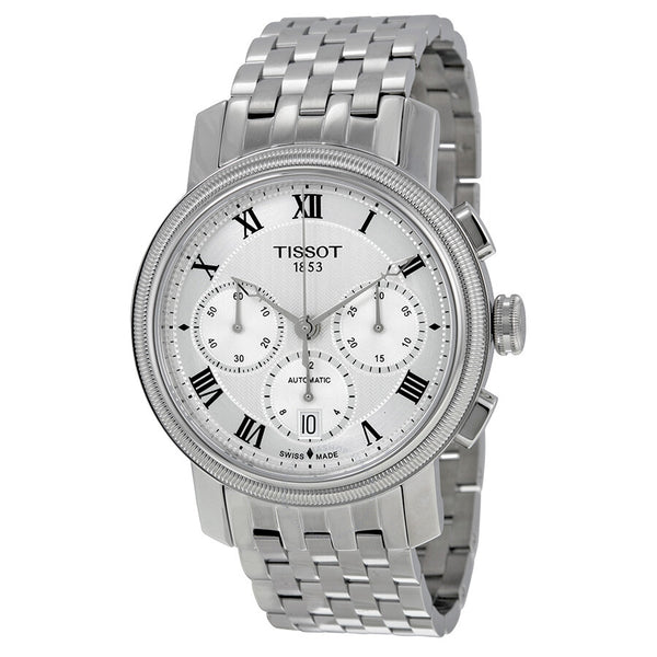 Tissot Bridgeport Automatic Chronograph Silver Dial Stainless Steel Men's Watch T097.427.11.033.00 - The Watches Men & Co