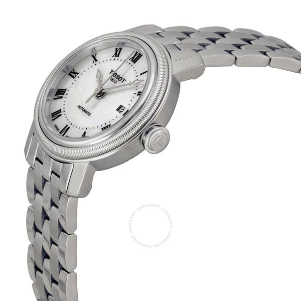 Tissot Bridgeport Automatic Mother of Pearl Dial Ladies Watch T0970071111300 - The Watches Men & Co #2