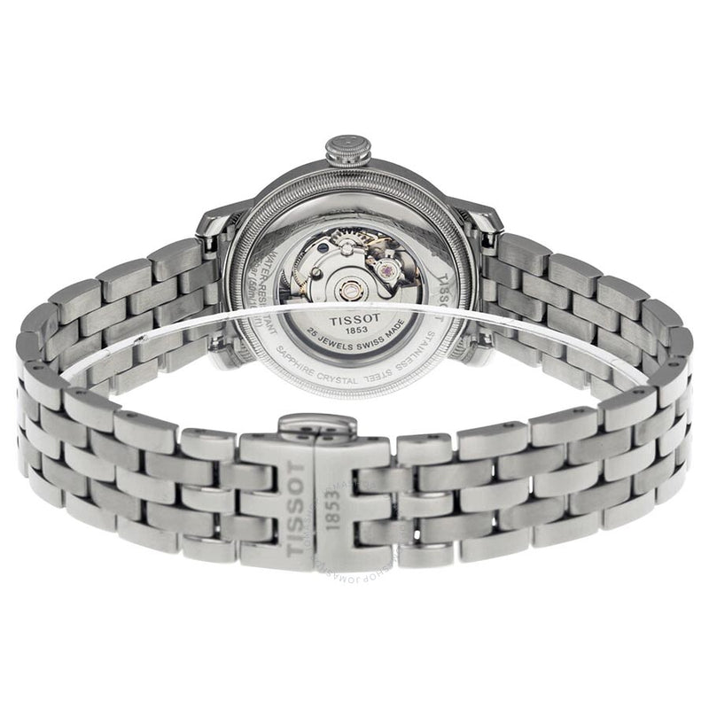 Tissot Bridgeport Automatic Mother of Pearl Dial Ladies Watch T0970071111300 - The Watches Men & Co #3