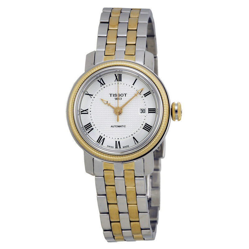 Tissot Bridgeport Silver Dial Two-tone Ladies Watch T097.007.22.033.00 - The Watches Men & Co