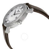 Tissot Bridgeport Quartz Silver Dial Brown Leather Men's Watch T0974101603800 - The Watches Men & Co #2