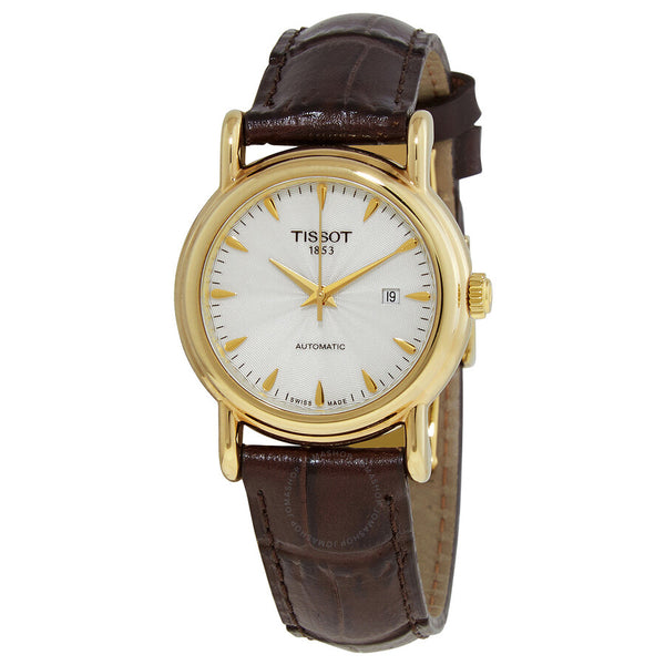 Tissot Carson Automatic Silver Dial Ladies Watch T907.007.16.031.00 - The Watches Men & Co