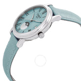 Tissot Carson Moon Phase Quartz Light Blue Dial Ladies Watch T122.223.16.353.00 - The Watches Men & Co #2