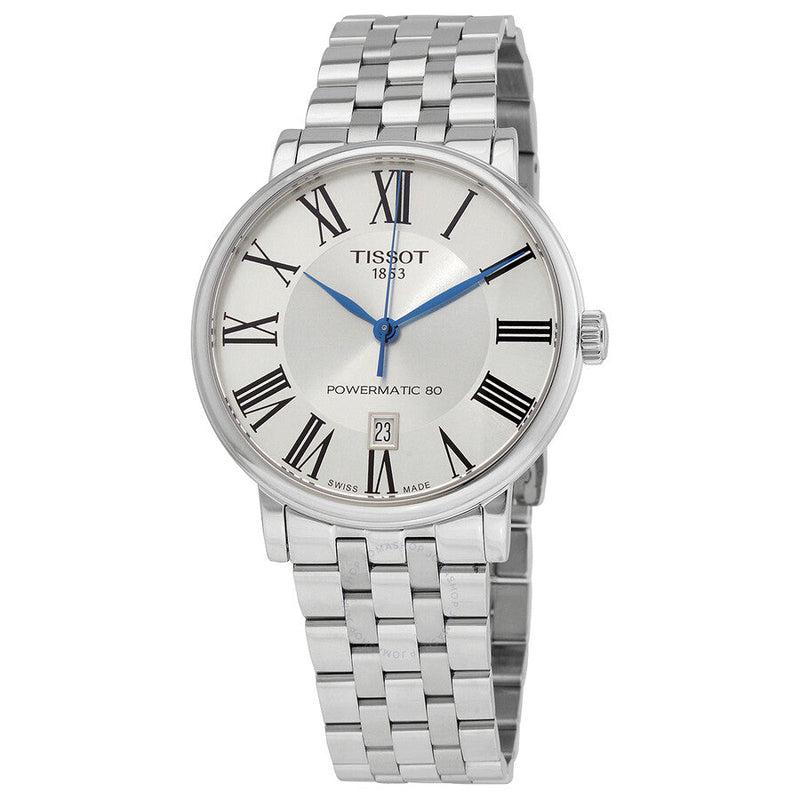 Tissot Carson Powermatic 80 Automatic Silver Dial Men's Watch T122.407.11.033.00 - The Watches Men & Co