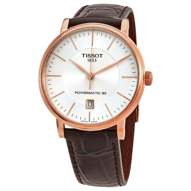 Tissot Carson Premium Powermatic 80 Automatic White Dial Men's Watch T122.407.36.031.00 - The Watches Men & Co