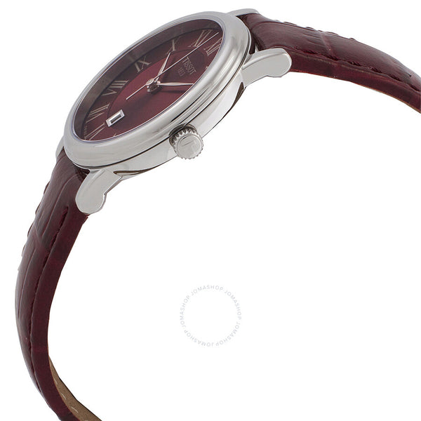 Tissot Carson Premium Quartz Red Dial Ladies Watch T122.210.16.373.00 - The Watches Men & Co #2