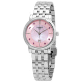 Tissot Carson Quartz Diamond Pink Mother of Pearl Dial Ladies Watch T122.210.11.159.00 - The Watches Men & Co