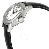 Tissot Carson White Dial Black Leather Ladies Watch T0852101601200 - The Watches Men & Co #2