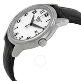 Tissot Carson White Dial Black Leather Men's Watch T0854101601200 - The Watches Men & Co #2