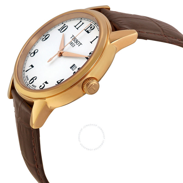 Tissot Carson White Dial Brown Leather Men's Watch T0854103601200 - The Watches Men & Co #2