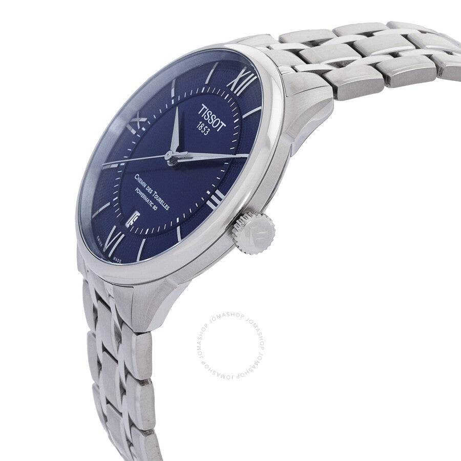Tissot Chemin Des Tourelles Automatic Blue Dial Men's Watch T1398071104800 - The Watches Men & Co #2