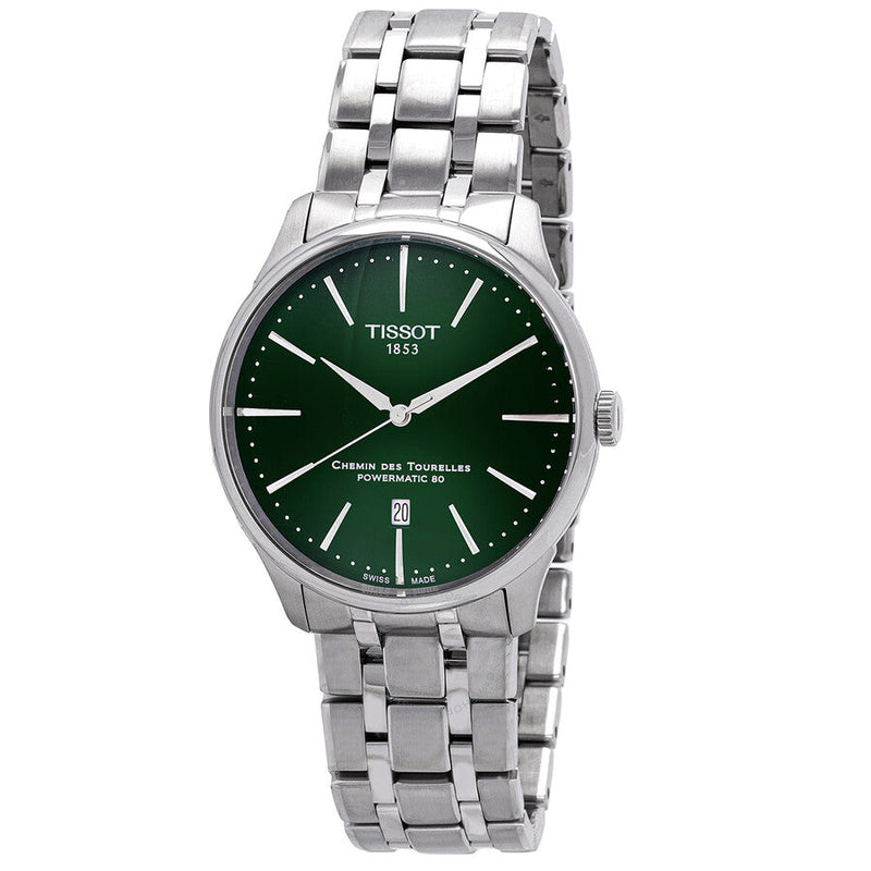 Tissot Chemin Des Tourelles Automatic Green Dial Men's Watch T139.407.11.091.00 - The Watches Men & Co
