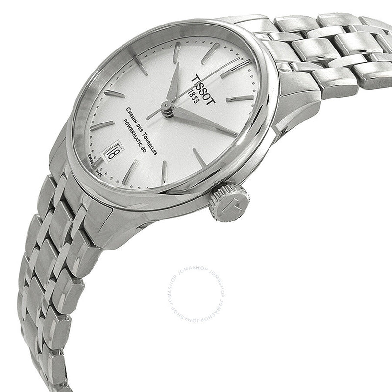 Tissot Chemin Des Tourelles Automatic Silver Dial Ladies Watch T139.207.11.031.00 - The Watches Men & Co #2