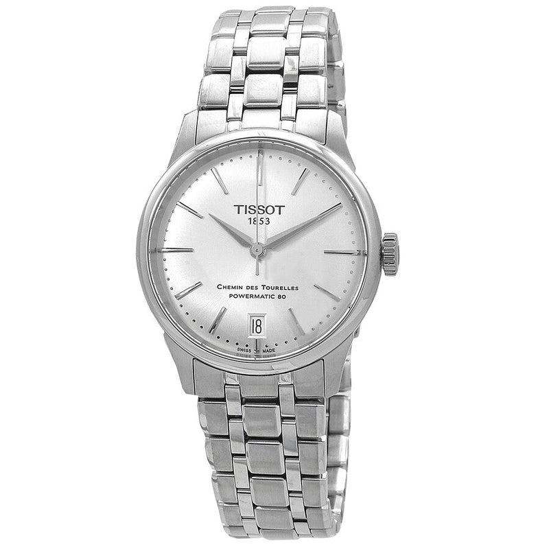Tissot Chemin Des Tourelles Automatic Silver Dial Ladies Watch T139.207.11.031.00 - The Watches Men & Co