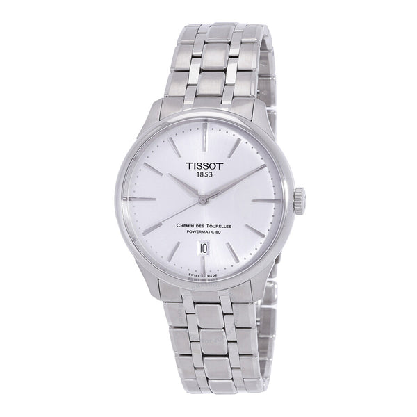 Tissot Chemin Des Tourelles Automatic Silver Dial Men's Watch T139.807.11.031.00 - The Watches Men & Co