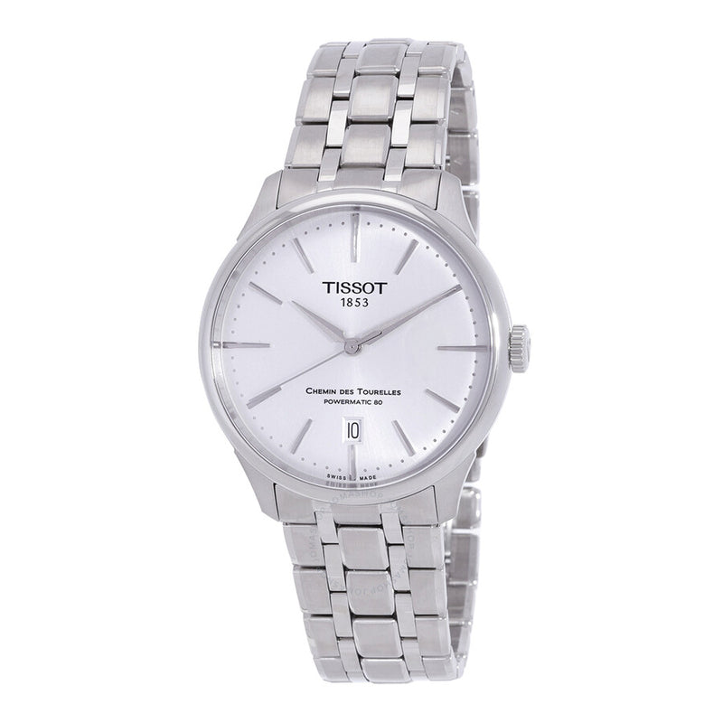Tissot Chemin Des Tourelles Automatic Silver Dial Men's Watch T139.807.11.031.00 - The Watches Men & Co