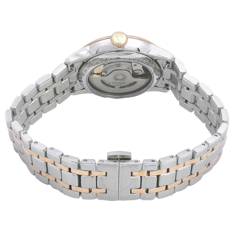 Tissot Chemin Des Tourelles Automatic Silver Dial Two-Tone Ladies Watch T1392072203800 - The Watches Men & Co #3