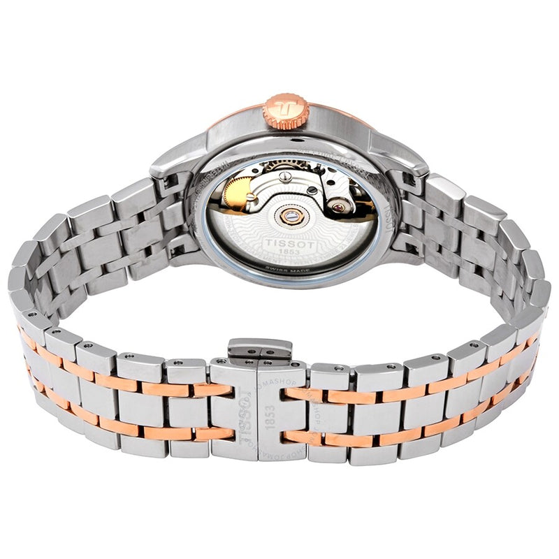 Tissot Chemin des Tourelles Automatic Mother of Pearl Dial Ladies Watch T099.207.22.118.02 - The Watches Men & Co #3