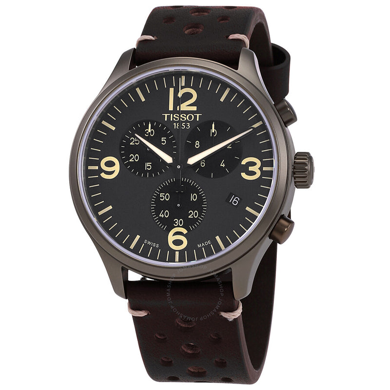 Tissot Chrono Classic XL Chronograph Quartz Anthracite Dial Men's Watch T1166173605702 - The Watches Men & Co
