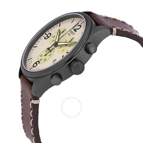 Tissot Chrono XL Chronograph Quartz Beige Dial Men's Watch T1166173626700 - The Watches Men & Co #2