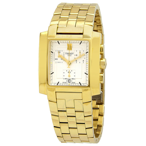 Tissot Chronograph Quartz Silver Dial Ladies Watch T60.5.587.33 - The Watches Men & Co
