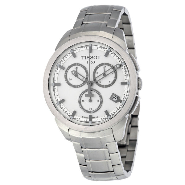 Tissot Chronograph Silver Dial Titanium Men's Watch T0694174403100 - The Watches Men & Co