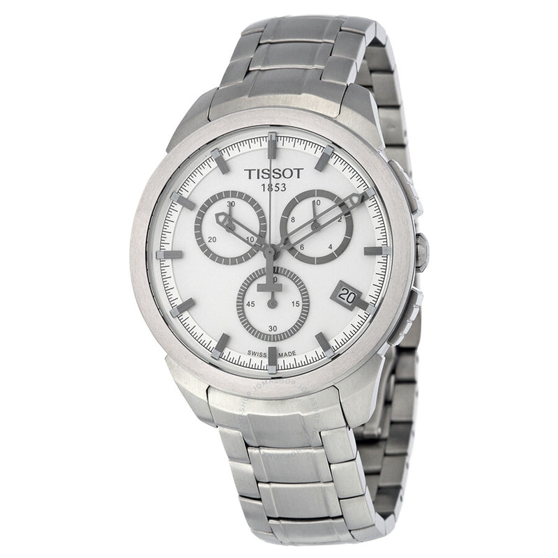 Tissot Chronograph Silver Dial Titanium Men's Watch T0694174403100 - The Watches Men & Co
