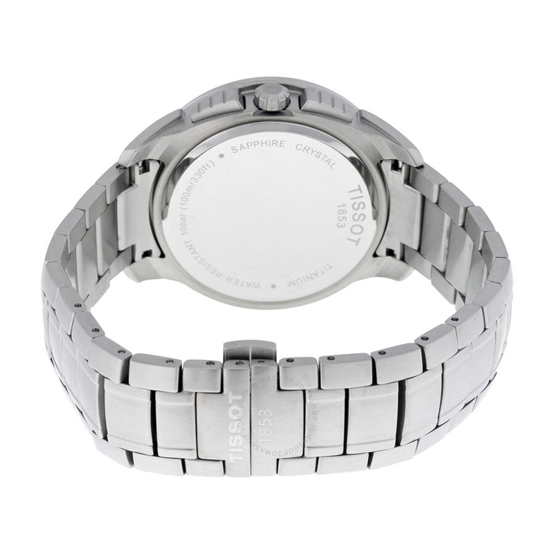 Tissot Chronograph Silver Dial Titanium Men's Watch T0694174403100 - The Watches Men & Co #3