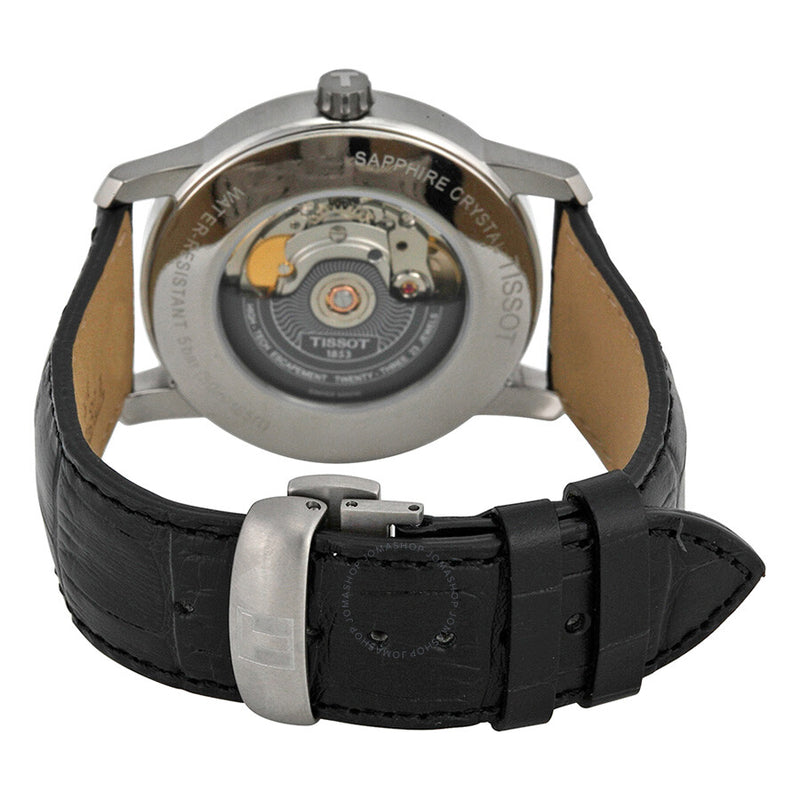 Tissot Classic Titanium Powermatic 80 Black Dial Men's Watch T0874074605700 - The Watches Men & Co #3