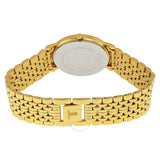 Tissot Classic Desire Champagne Dial Gold-tone Ladies Watch T52548121 - The Watches Men & Co #3