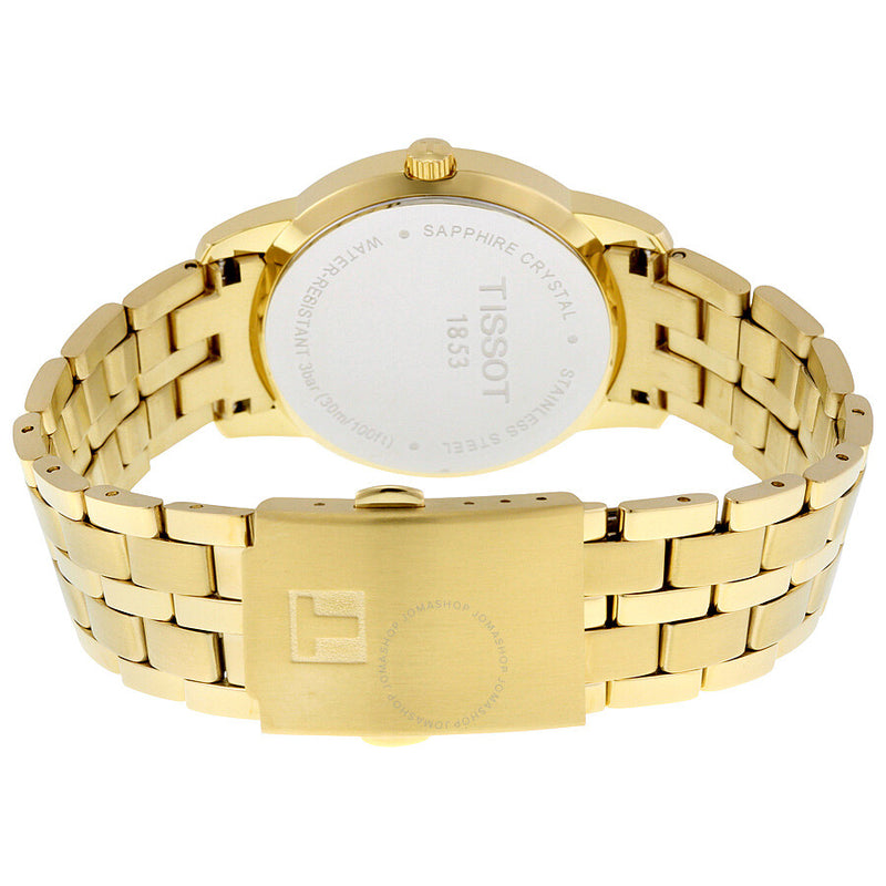 Tissot Classic Dream Black Dial Gold PVD Watch T033.410.33.051.01 - The Watches Men & Co #3