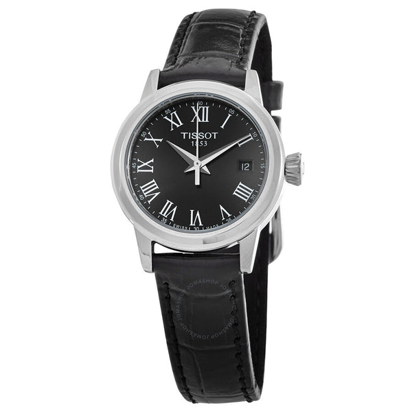 Tissot Classic Dream Lady Quartz Black Dial Watch T129.210.16.053.00 - The Watches Men & Co