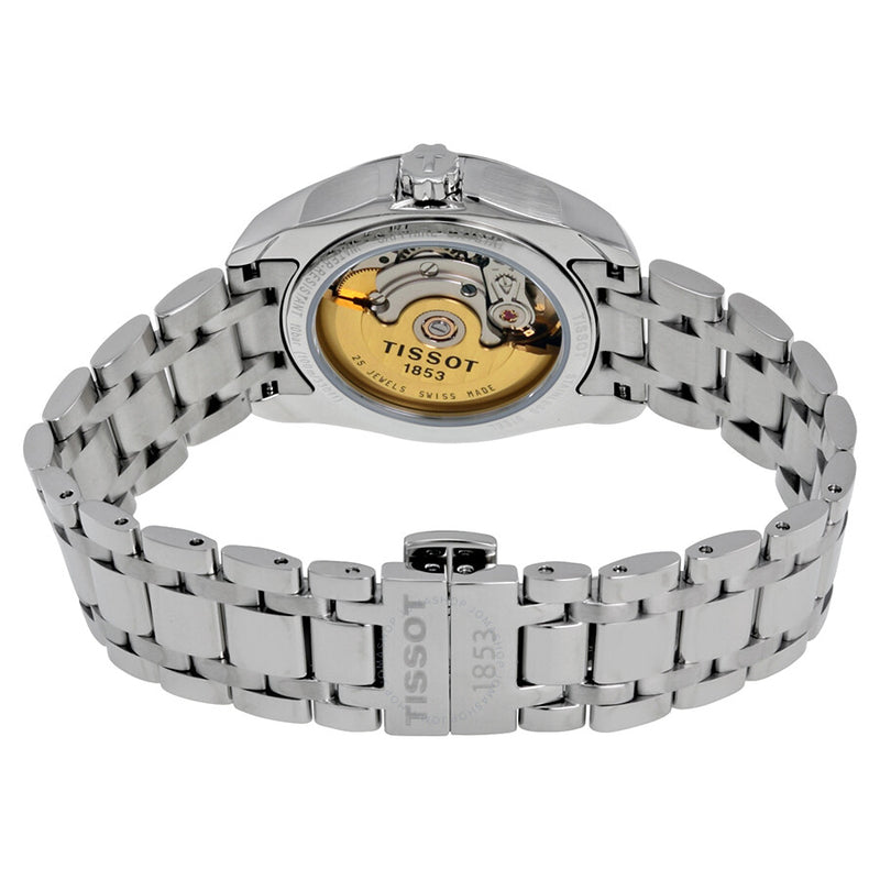 Tissot Couturier Automatic Black Dial Stainless Steel Ladies Watch T0352071105100 - The Watches Men & Co #3