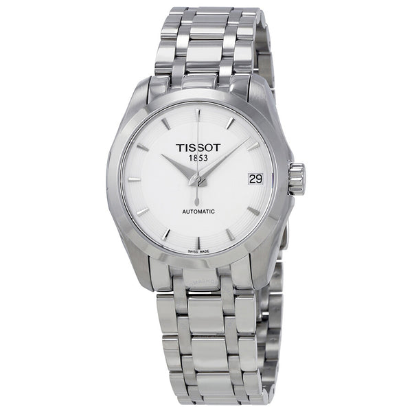 Tissot Couturier Automatic Silver Dial Ladies Watch T035.207.11.011.00 - The Watches Men & Co