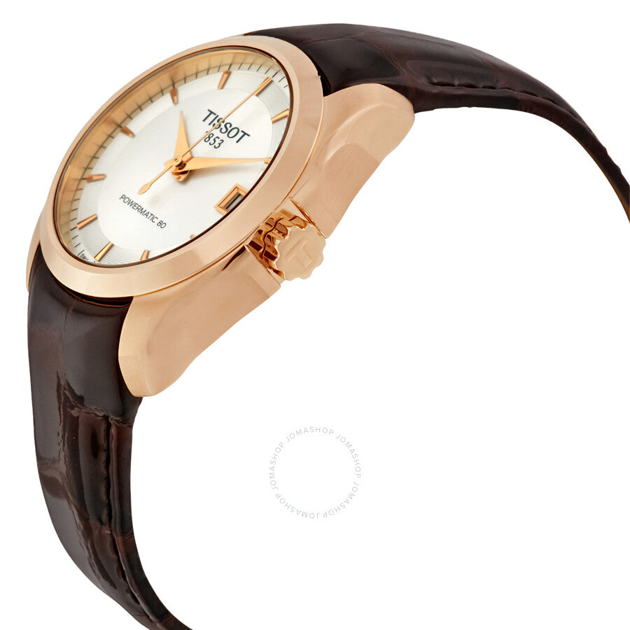 Tissot Couturier Automatic Silver Dial Ladies Watch T0352073603100 - The Watches Men & Co #2