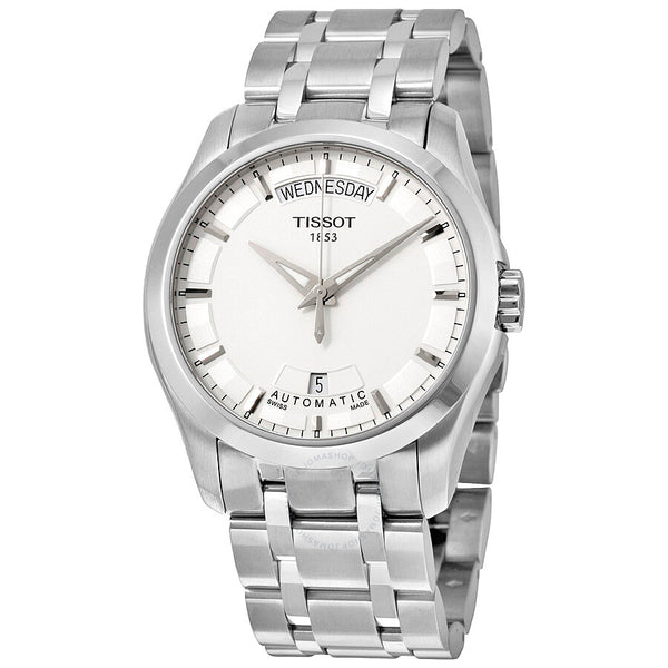 Tissot Couturier Day-Date Silver Dial Men's Watch T035.407.11.031.00 - The Watches Men & Co