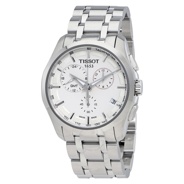 Tissot Couturier GMT Silver Dial Trend stainless Steel - The Watches Men & Co