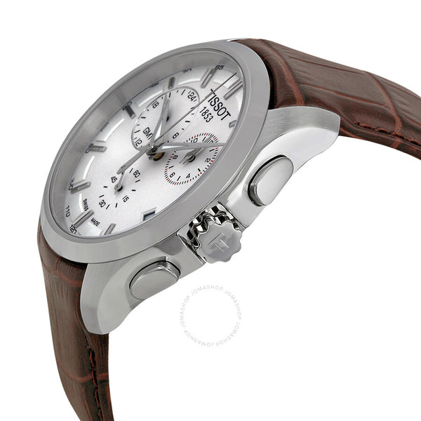 Tissot Couturier GMT White Dial Men's Watch T035.439.16.031.00 - The Watches Men & Co #2