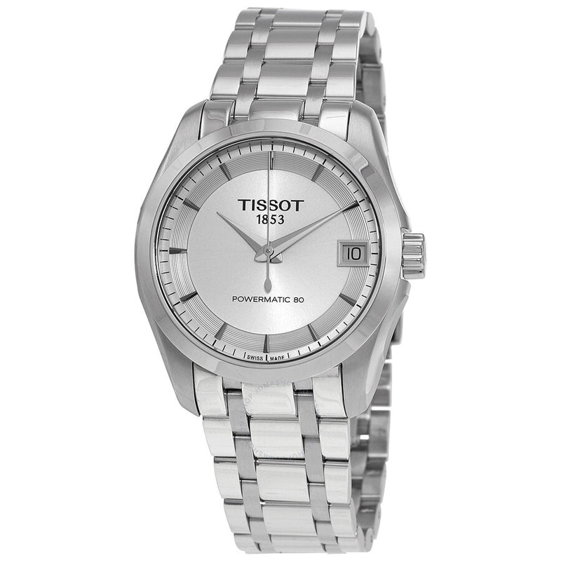 Tissot Couturier Powermatic 80 Automatic Ladies Watch T035.207.11.031.00 - The Watches Men & Co