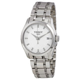 Tissot Couturier Silver Dial Diamond Markers Ladies Watch T0352101101600 - The Watches Men & Co
