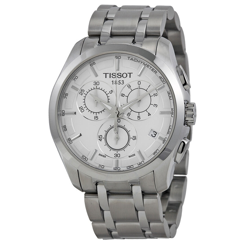 Tissot Couturier Silver Dial Stainless Steel Men's Watch T0356171103100 - The Watches Men & Co