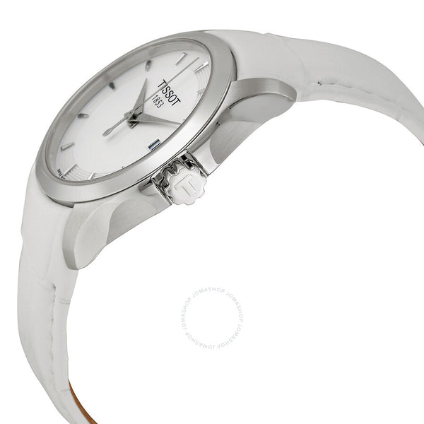 Tissot Couturier White Dial Ladies Watch T0352101601100 - The Watches Men & Co #2