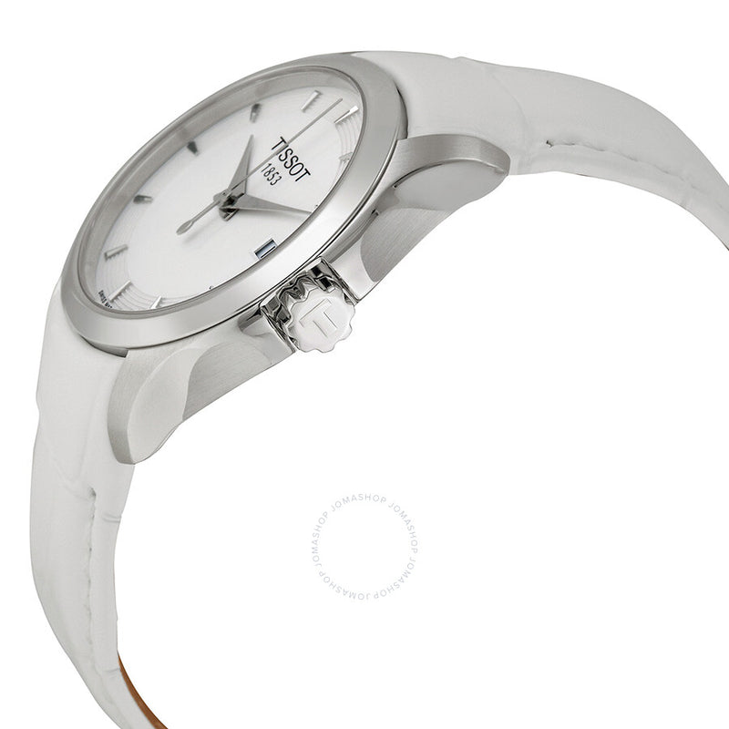 Tissot Couturier White Dial Ladies Watch T0352101601100 - The Watches Men & Co #2