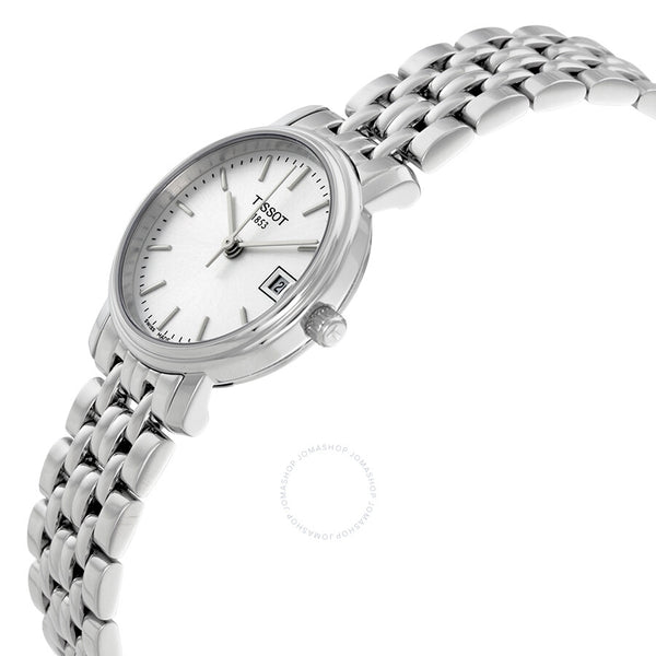Tissot Desire Steel Case Silver Dial Ladies Watch T52.1.281.31 - The Watches Men & Co #2