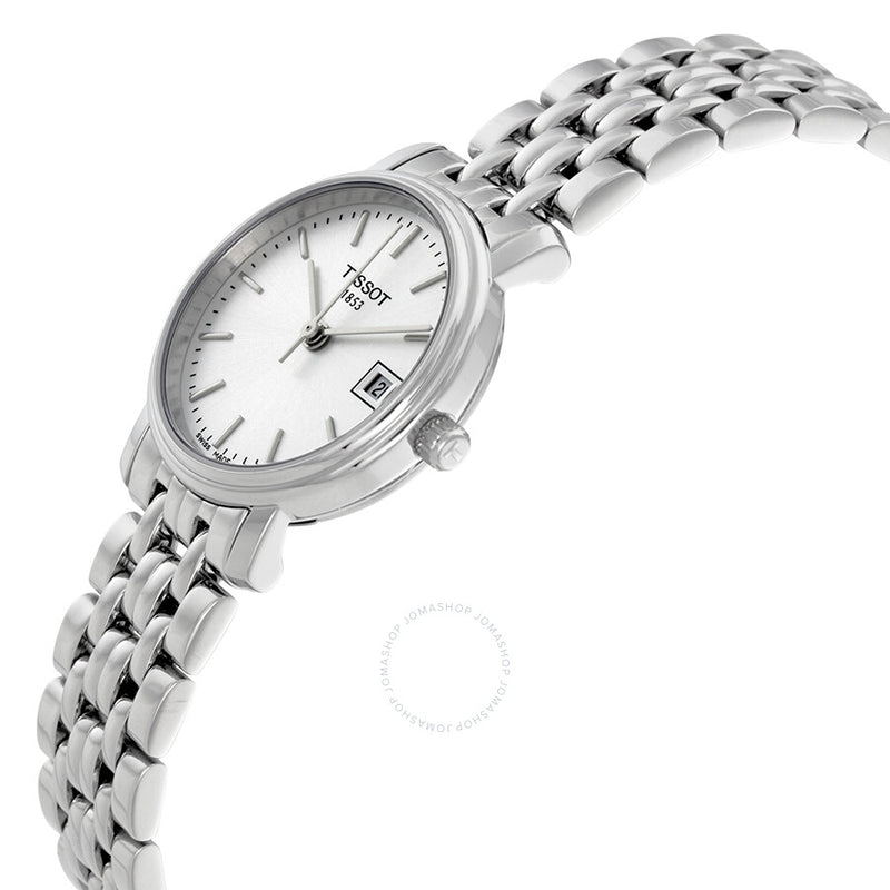 Tissot Desire Steel Case Silver Dial Ladies Watch T52.1.281.31 - The Watches Men & Co #2