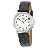 Tissot Desire White Dial Black Leather Ladies Watch T52.1.121.12 - The Watches Men & Co