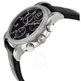 Tissot Dressport Chronograph Black Leather Ladies Watch T0502171605201 - The Watches Men & Co #2