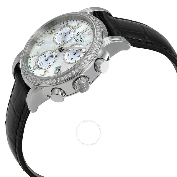 Tissot Dressport Chronograph Diamond Ladies Watch T050.217.16.112.01 - The Watches Men & Co #2