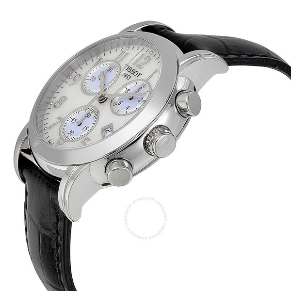 Tissot Dressport Chronograph Mother of Pearl Dial Ladies Watch T050.217.16.112.00 - The Watches Men & Co #2