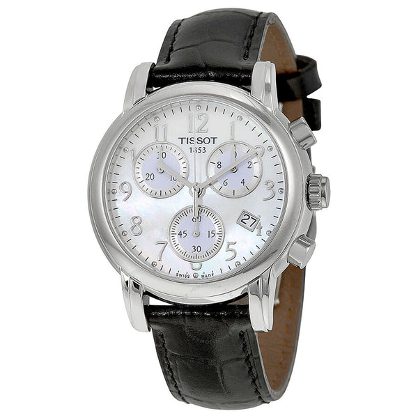 Tissot Dressport Chronograph Mother of Pearl Dial Ladies Watch T050.217.16.112.00 - The Watches Men & Co